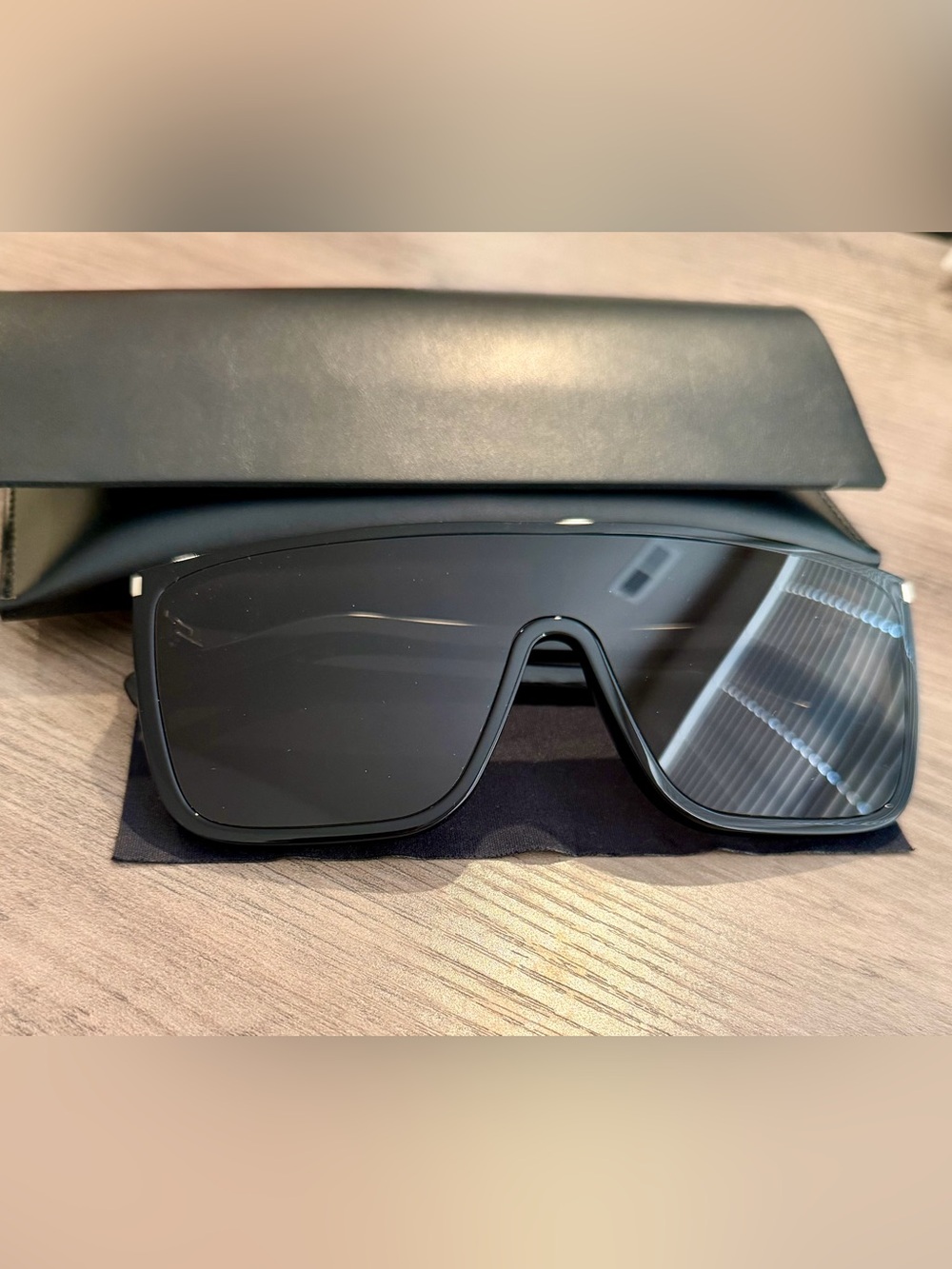 SAINT LAURENT “SL364 MASK ACE” in Black